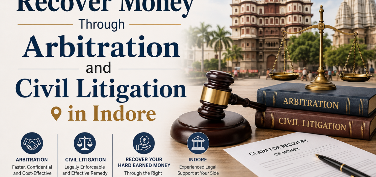How to Recover Money Through Arbitration and Civil Litigation in Indore